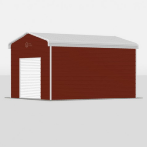 Standard Metal Garages - 15 x 20 x 10 (Regular Roof)