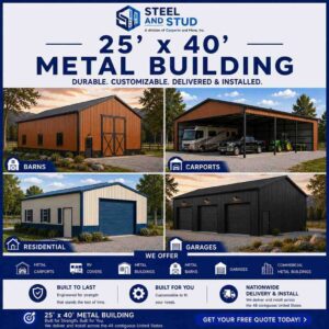 25x40 Metal Building