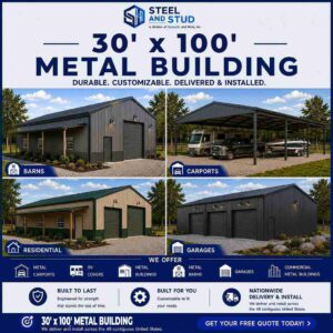 30x100 Metal Building