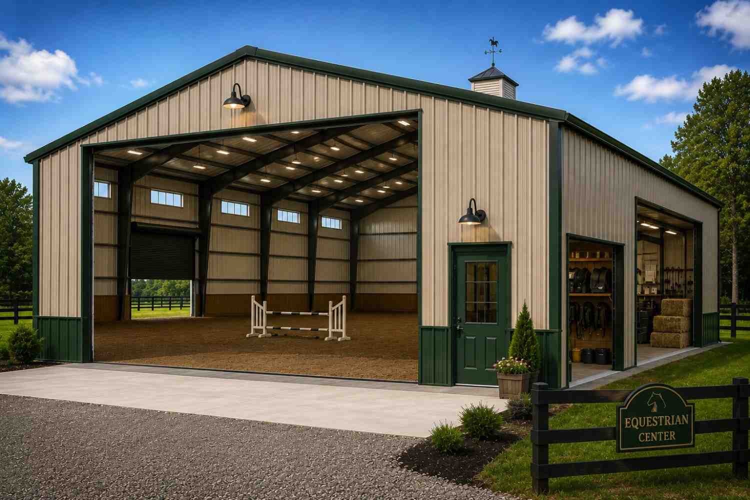 Equestrian / Tack Building hero view