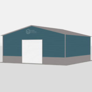 Triple Wide Metal Garages - 30 x 30 x 12
