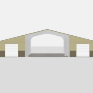 Straight Roof Metal Barns - 20 x 40 x 10
