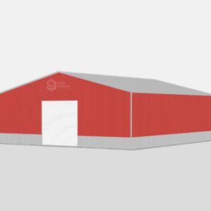 Deluxe Commercial Metal Buildings - 44 x 50 x 14
