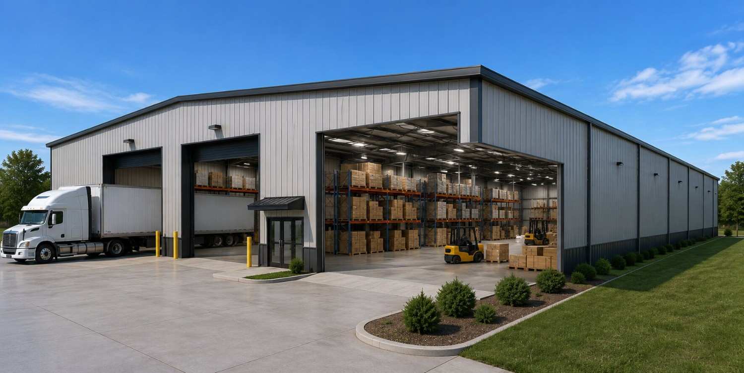 Commercial Warehouse hero view