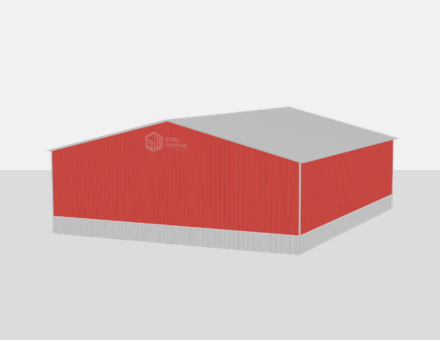 Deluxe Commercial Metal Buildings - 44 x 50 x 14