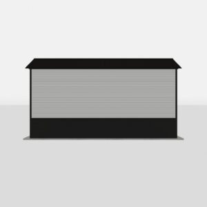 Standard Metal Garages - 15 x 20 x 10 (Vertical Roof)