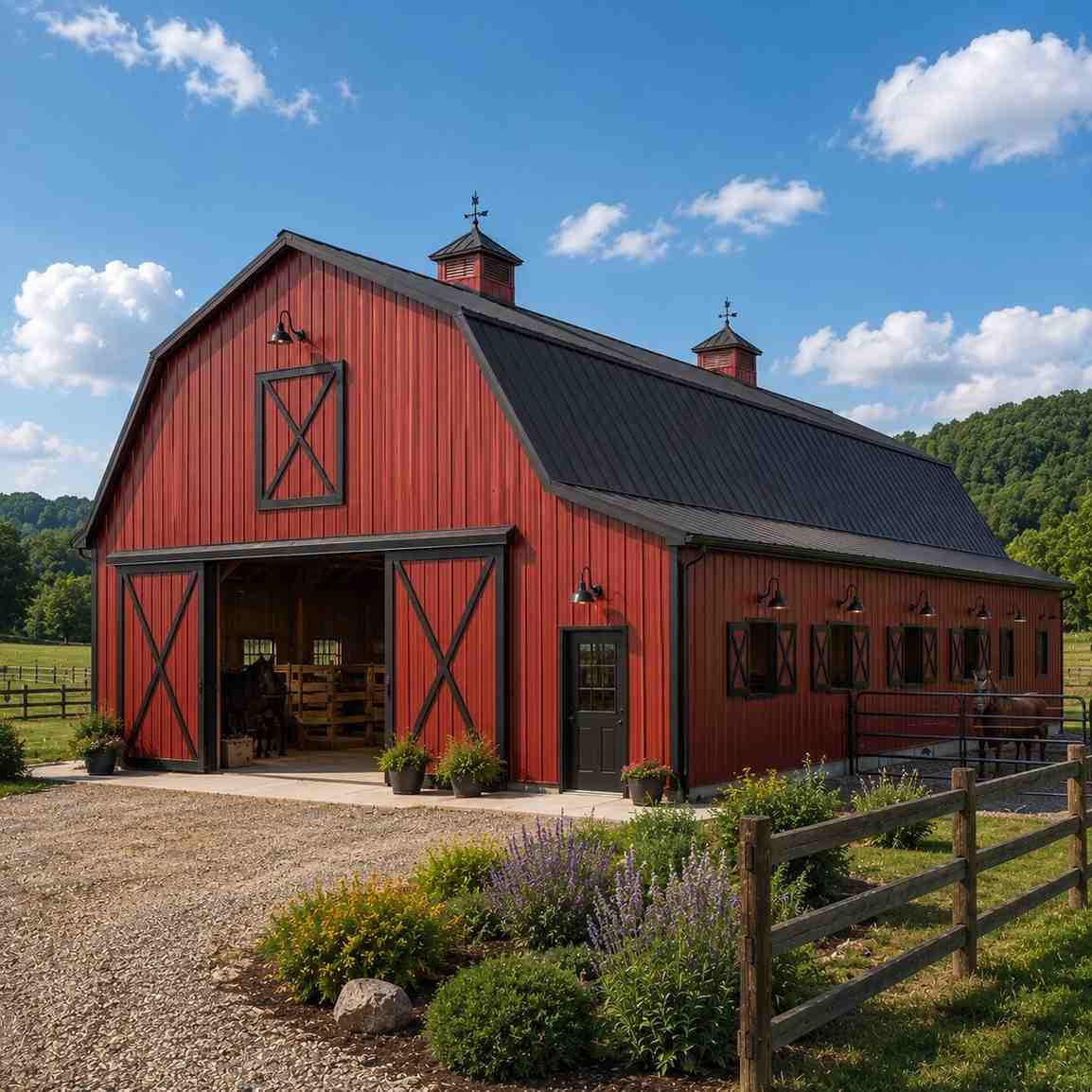80x80 Metal Building Kits Built for Commercial Use