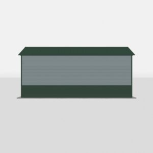 Standard Metal Garages - 20 x 25 x 10 (Vertical Roof)