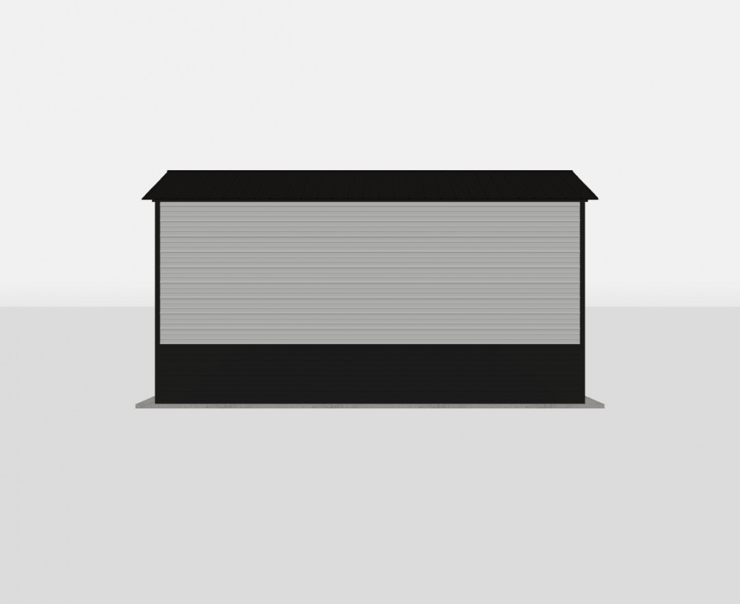 Standard Metal Garages - 15 x 20 x 10 (Vertical Roof) - Image 4