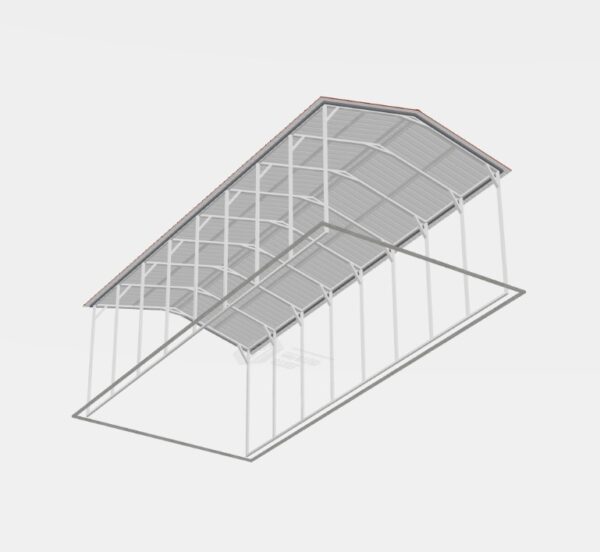 15×40 Single Carport