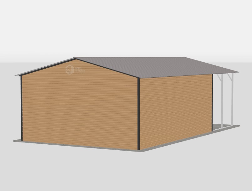 Utility Metal Carports - 20 x 35 x 10 - Image 3