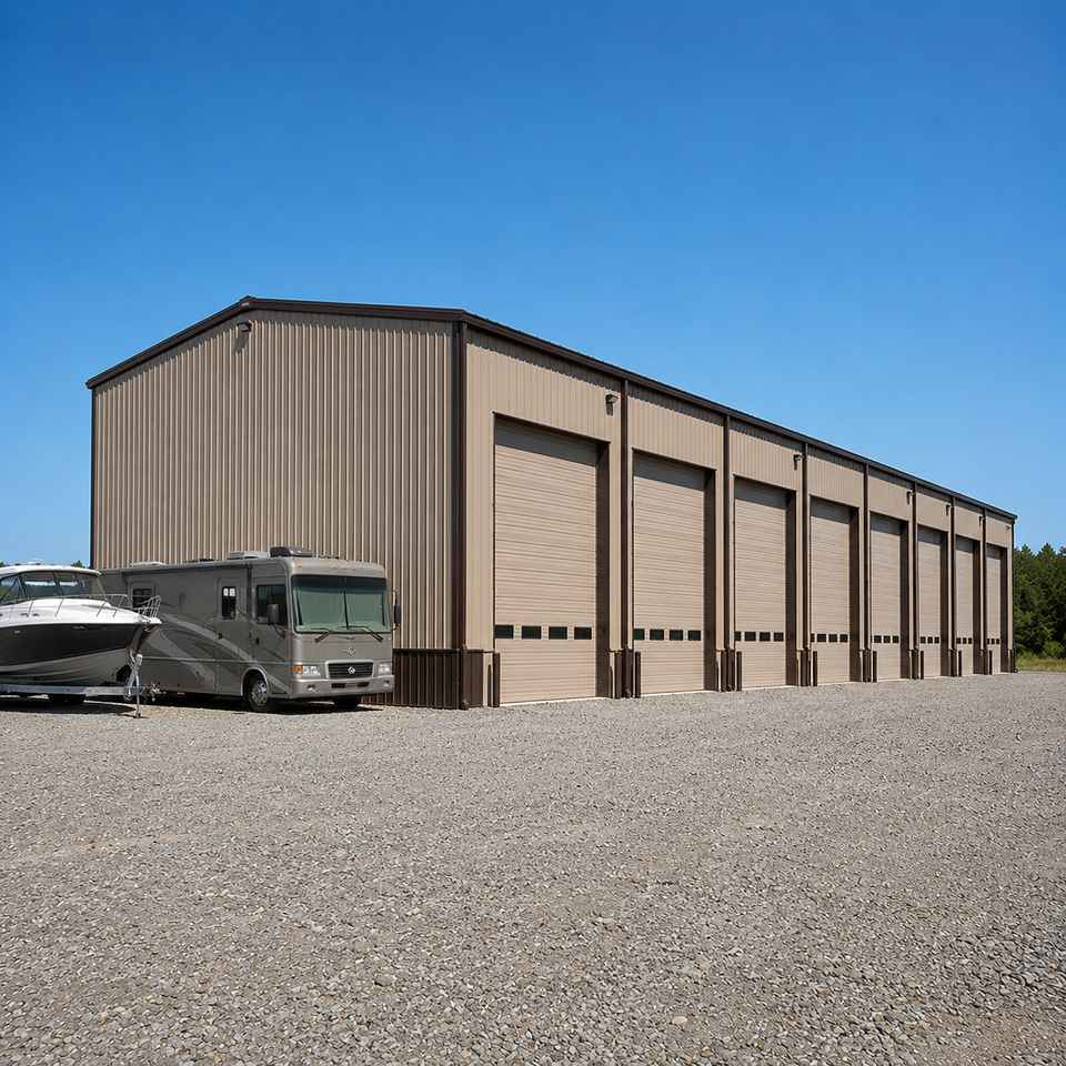 100x150 Metal Building - RV Boat