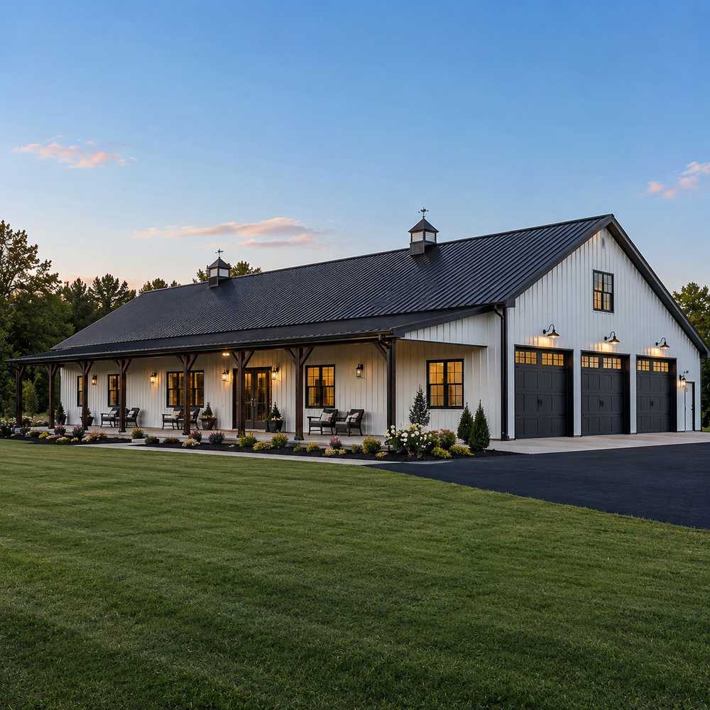 100x200 Metal Building - Residential