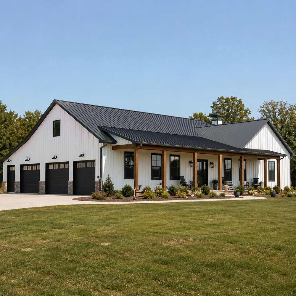 100x50 Metal Building - Residential