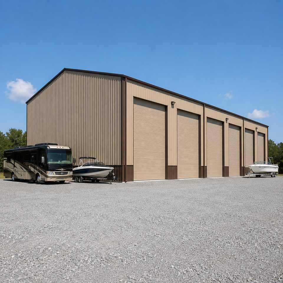 100x50 Metal Building - RV Boat