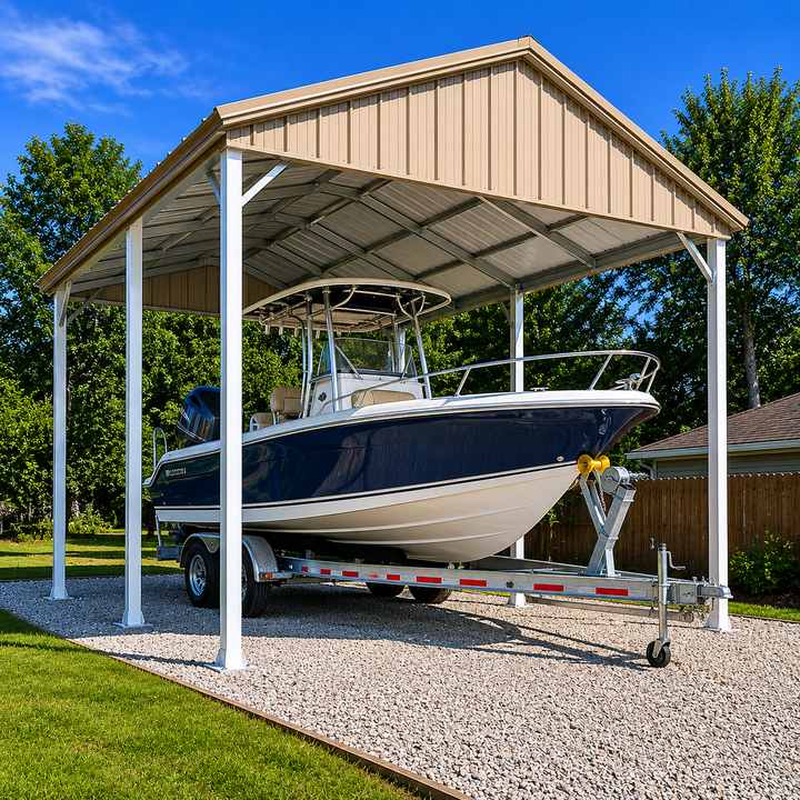 15x20 Metal Building - RV Boat