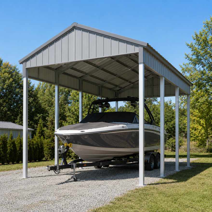 16x16 Metal Building - RV Boat