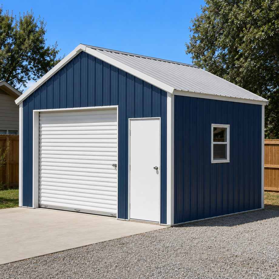 16x16 Metal Building - Workshop