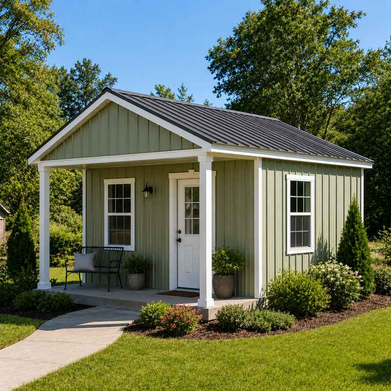 20x20 Metal Building - Residential