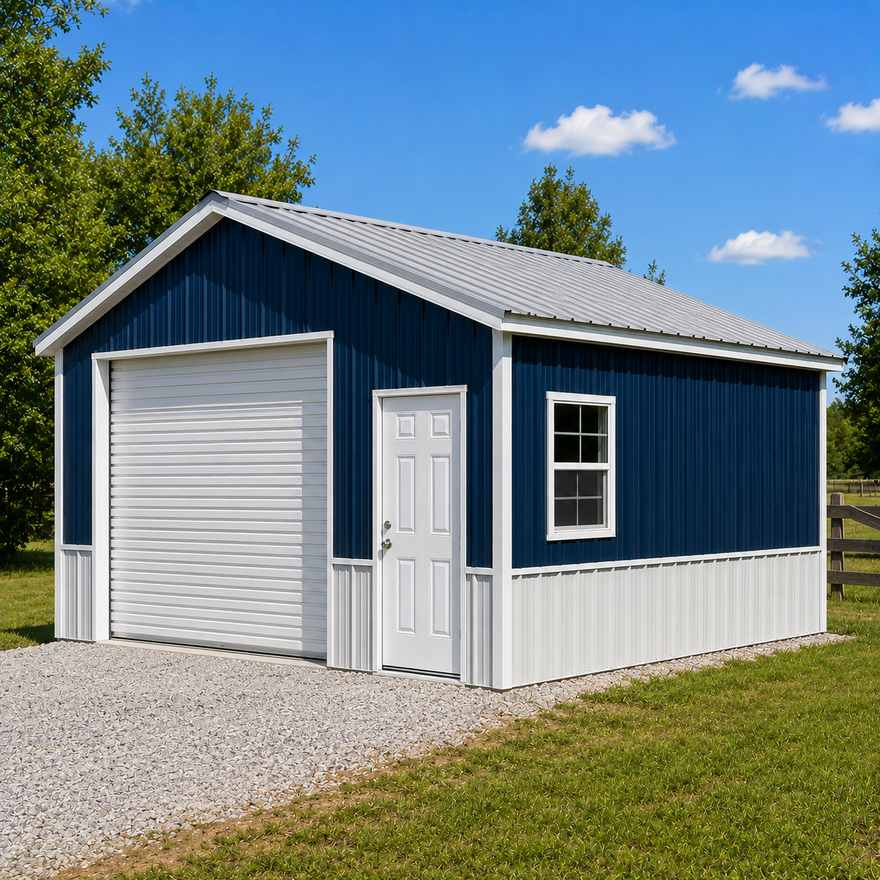 20x20 Metal Building - Workshop