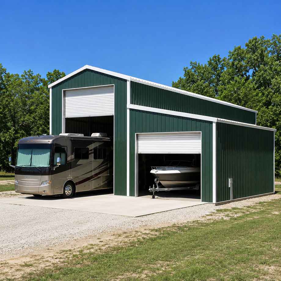 20x40 Metal Building - RV Boat
