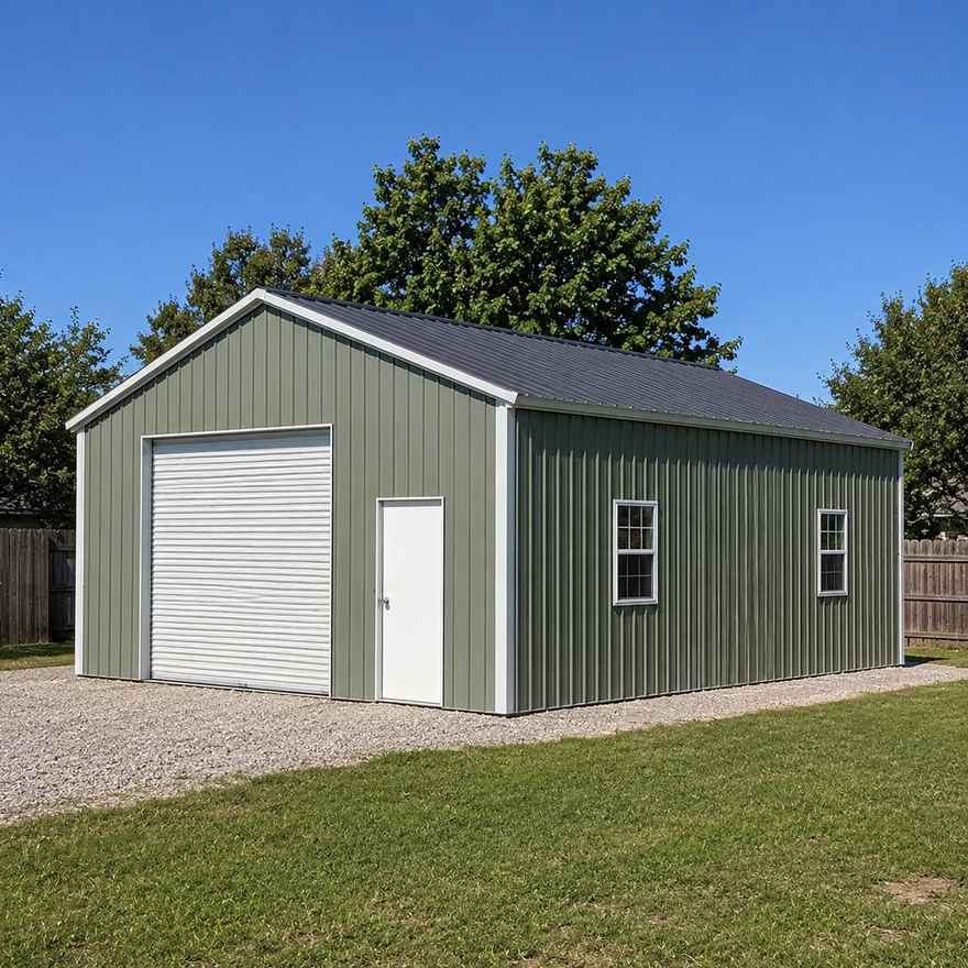 25x40 Metal Building - Residential