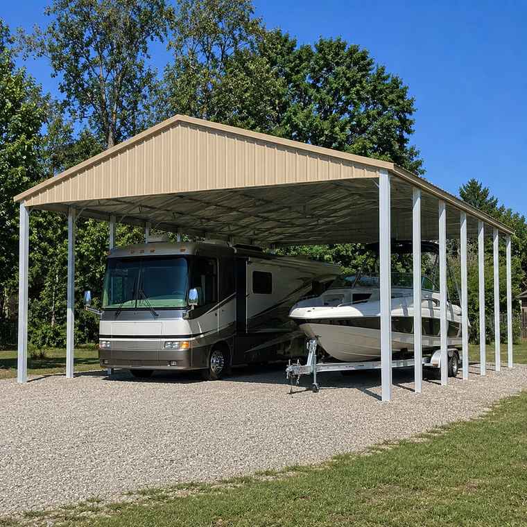 25x40 Metal Building - RV Boat