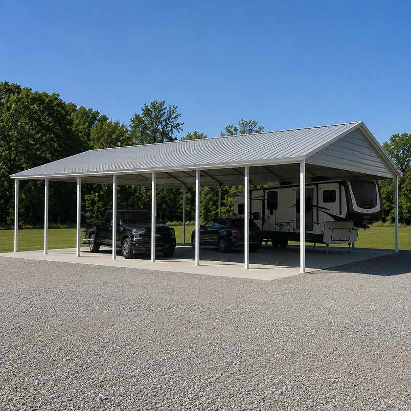 25x50 Metal Building - Carport