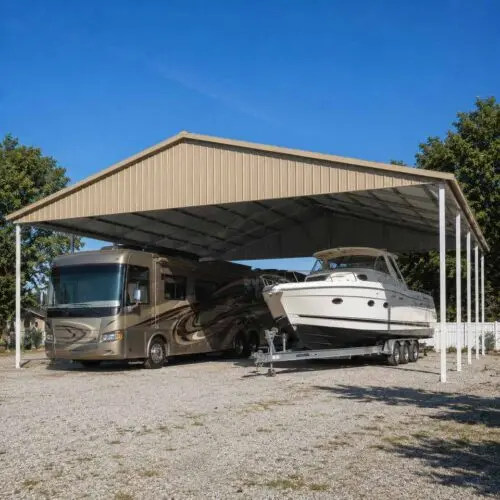 22×46 Boat and Trailer Cover