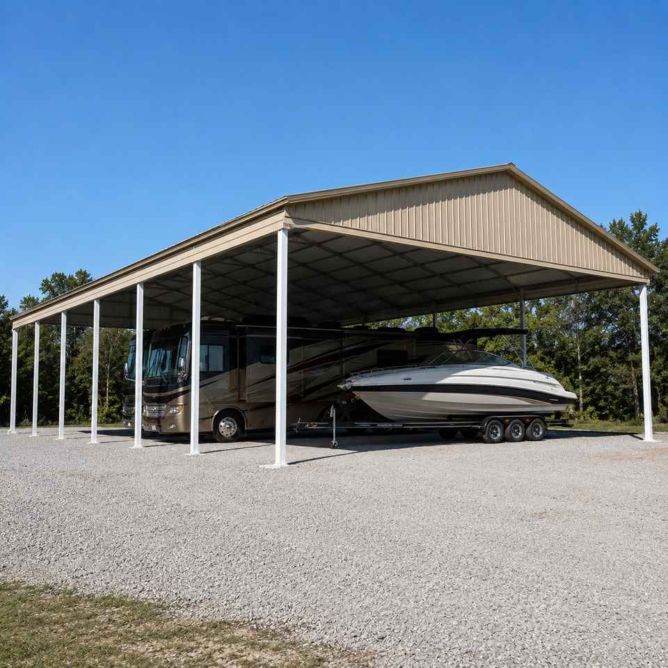 40x100 Metal Building - RV Boat