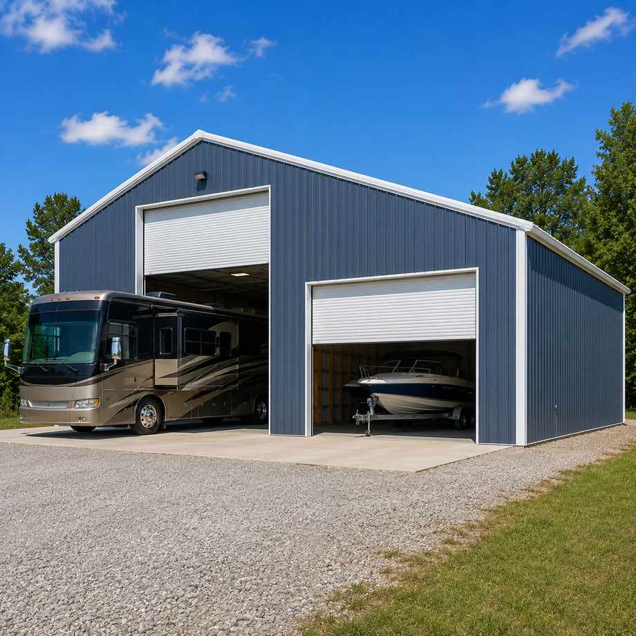 40x50 Metal Building - RV Boat