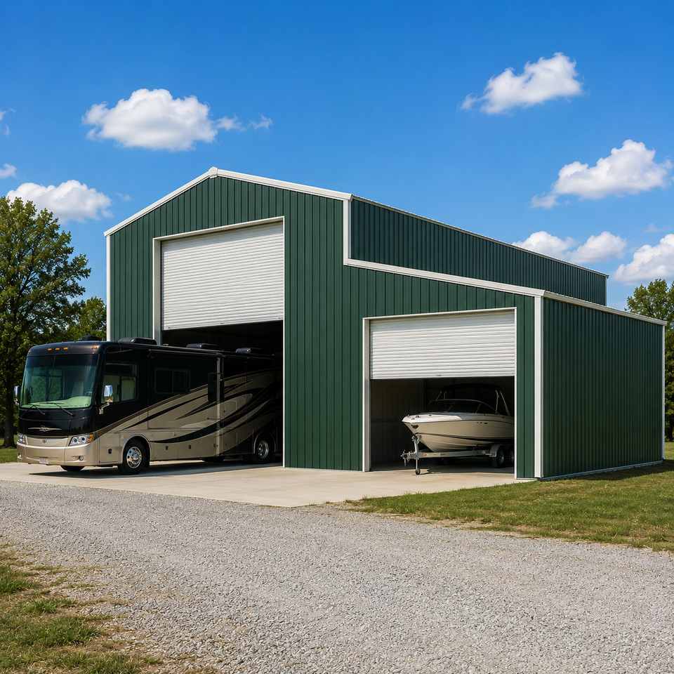 40x80 Metal Building - RV Boat