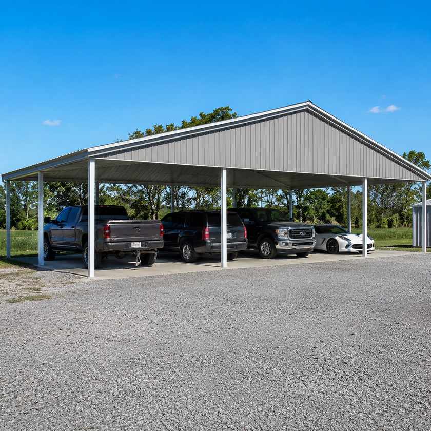 50x50 Metal Building - Carport