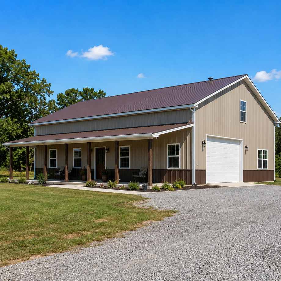 50x50 Metal Building - Residential