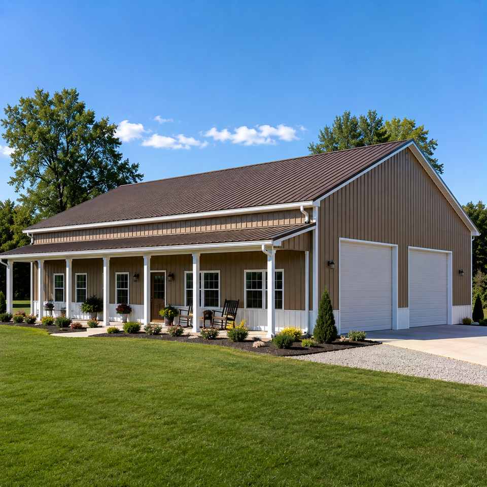 50x60 Metal Building - Residential