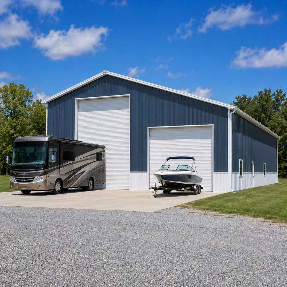 50x60 Metal Building - RV Boat