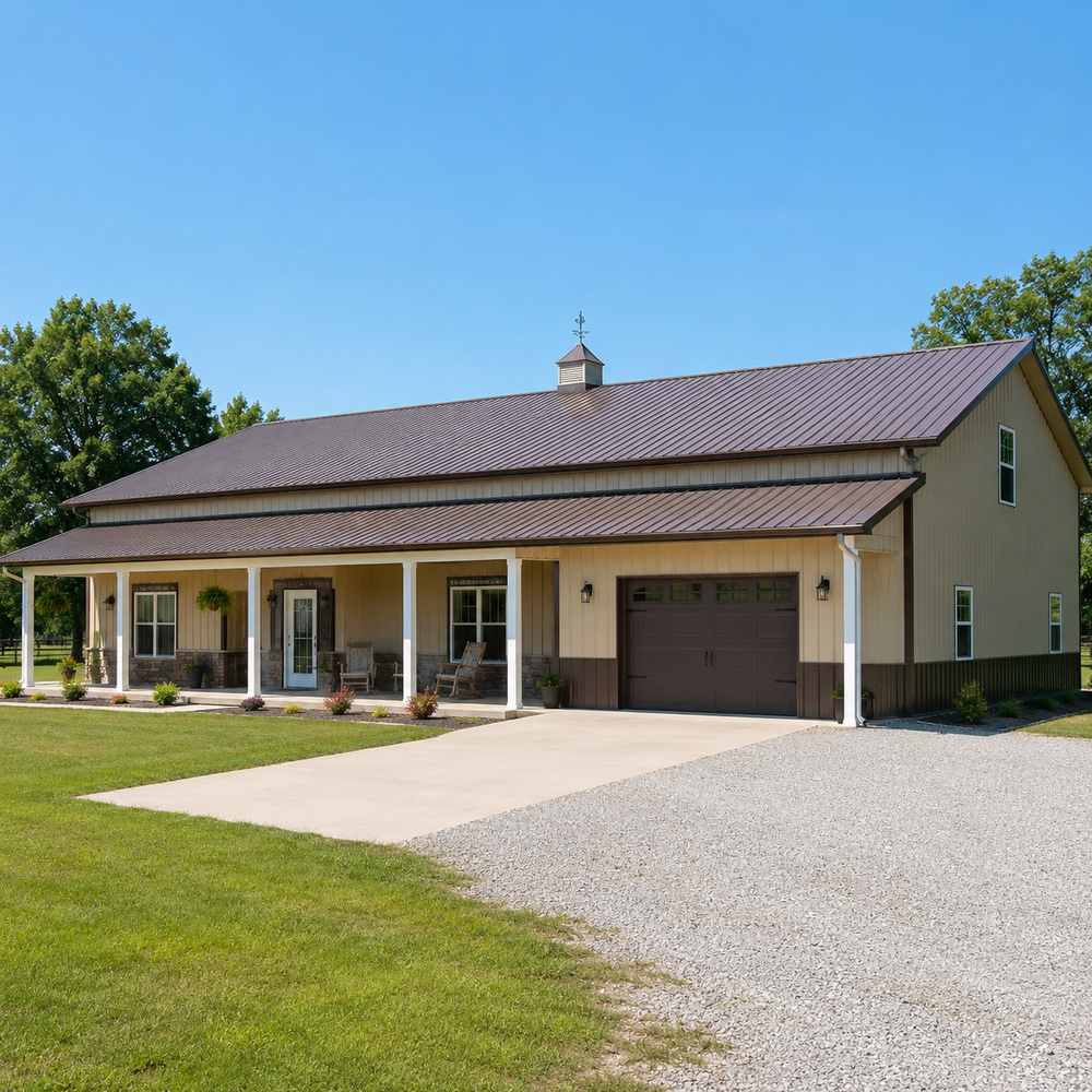 60x60 Metal Building - Residential