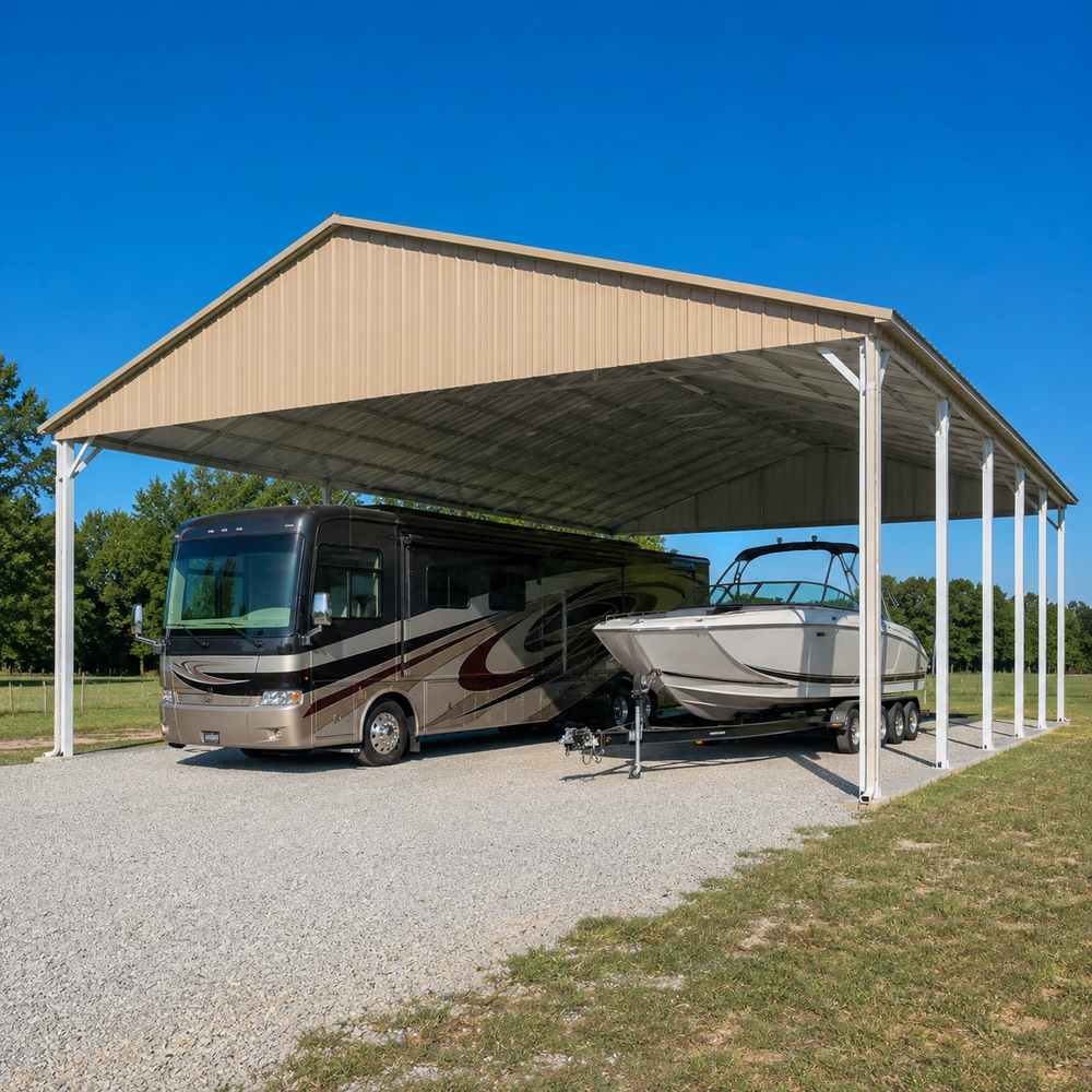 60x60 Metal Building - RV Boat