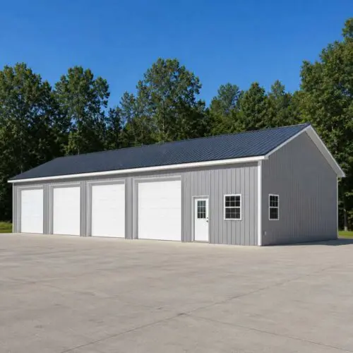 32×60 3-Car Garage with Workbench Bay