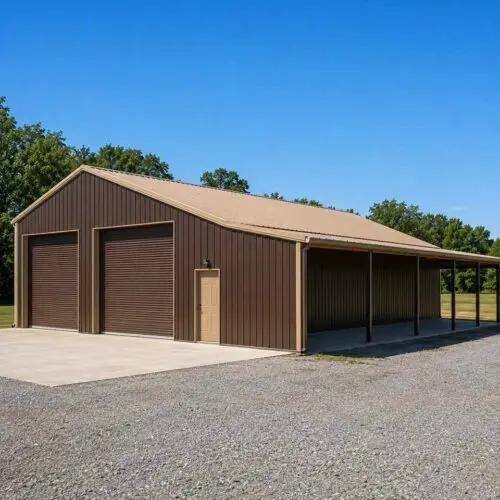 50×40 Metal Carport / Open Shelter