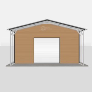 Utility Metal Carports - 20 x 35 x 10