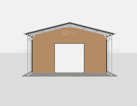 Utility Metal Carports - 20 x 35 x 10