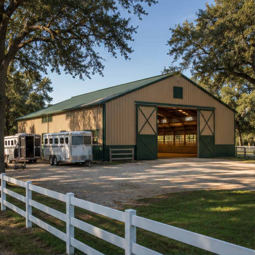 Horse Barn Stalls hero view