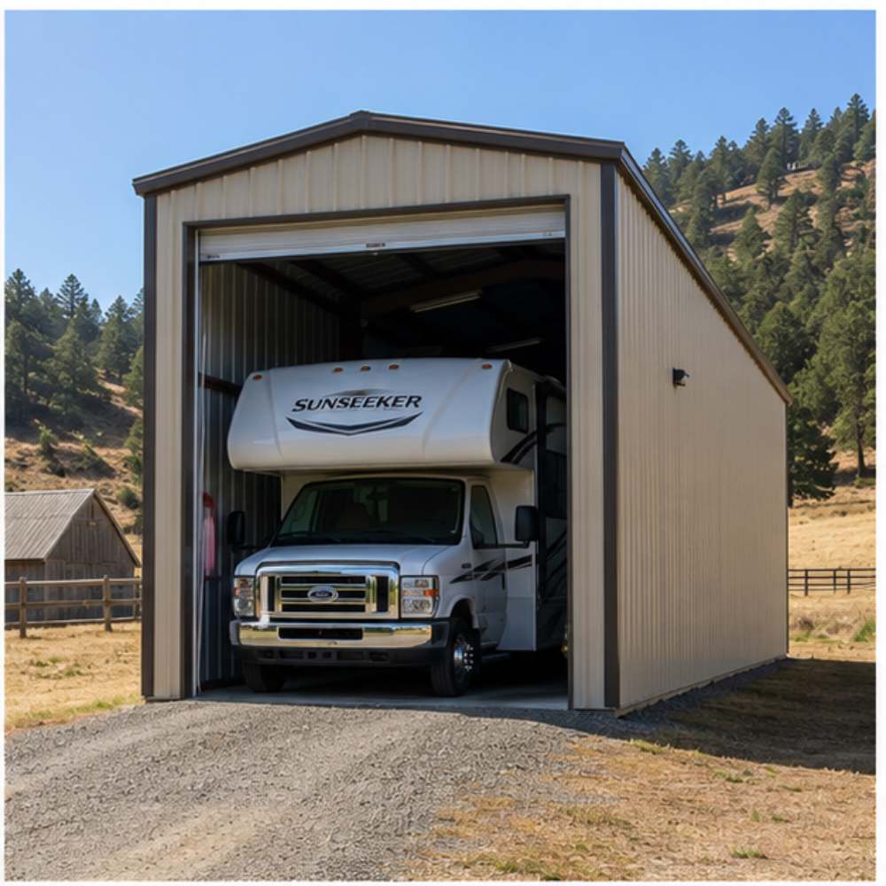 RV Garage Workshop hero view