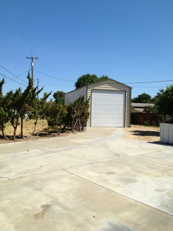 18x46x16 A-frame horizontal RV garage