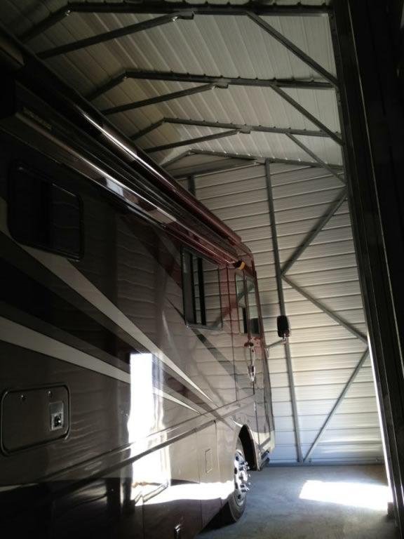 18x46x16 RV garage finished