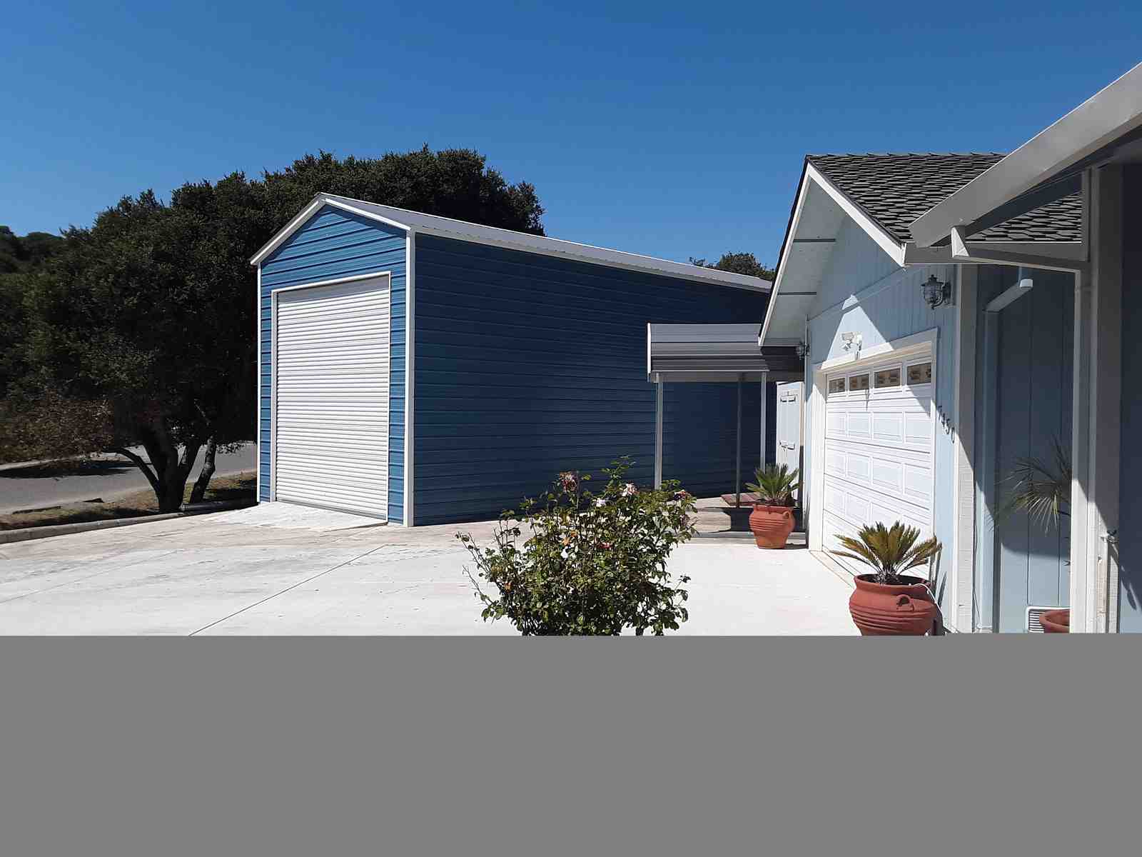 Steel and Stud Metal building install — 18×46×16, Maryland