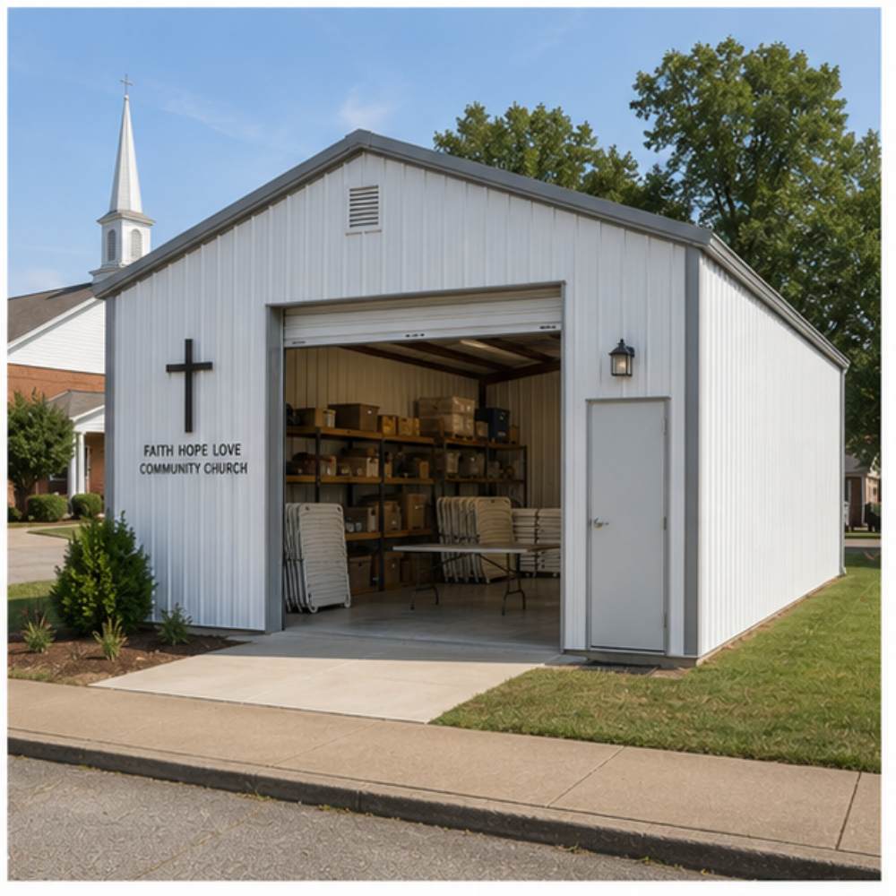 houses worship + seasonal storage