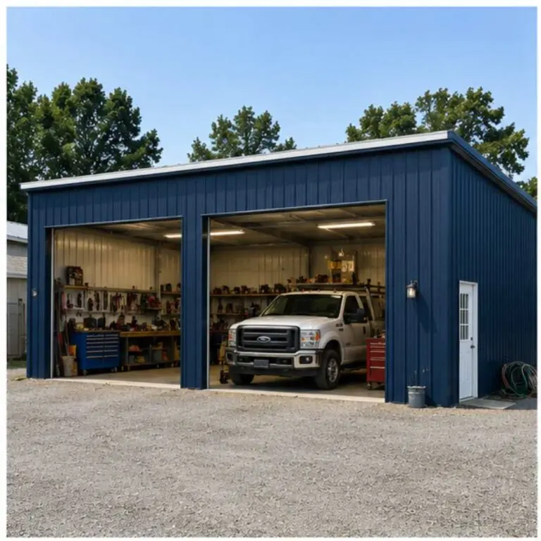 24×45 Contractor Shop & Materials Yard