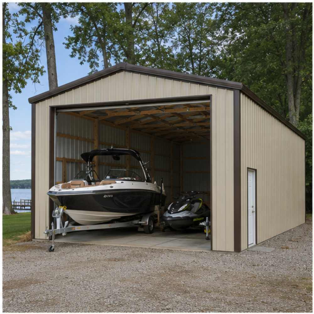 rv garage workshop + seasonal storage